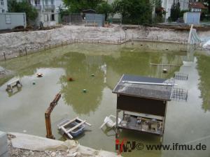 Ohne Baugrundgutachten: Grundwasser in der Baugrube gefährdet den Baufortschritt