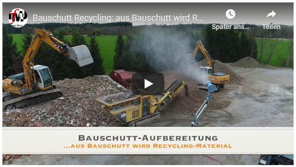 Bauschutt-Aufbereitung: Youtube-Link